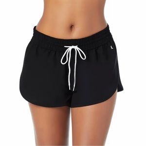 Juniors' Hurley Shorts Solid 50 UPF Board Swim Black Medium